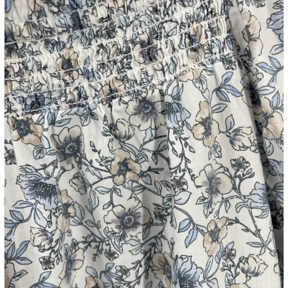 J. Crew Cotton Poplin Shift Dress in Floral Vines Size XS / Néw No Tags